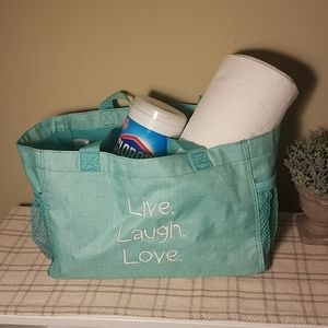 Thirty One mint green small catch all caddy